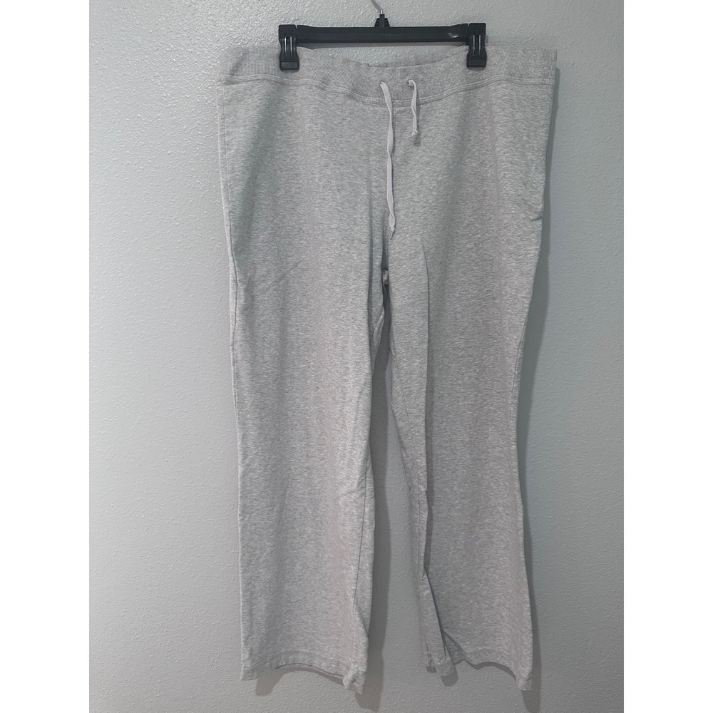 Prospirit Athletic Gear Womens XXL Heather Gray Wide Leg Sweatpants Drawstring